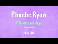 Inst Karaoke Phoebe Ryan A Thousand Ways Piano Ver Lyrics mp3