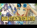 Epic seven  summer break charlotte and aria counter attack and enhanced dual attack combo attack