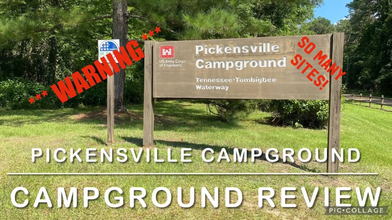 Glad We Picked Pickensville Campground Review Tombigbee River and