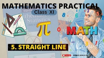 11th Mathematics Practical no.5 Straight Line Solution pdf | 11th Mathematics Practical Solution pdf