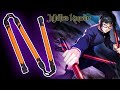 JUJUTSU KAISEN PLAYFUL CLOUD three-section staff || How to make origami Maki Zenin PLAYFUL CLOUD