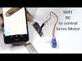 How to make WIFI remote control for Arduino Mini based servo motor :
ESP8266