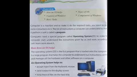 Std 3, Computer Science, CH 4- Working with Windows