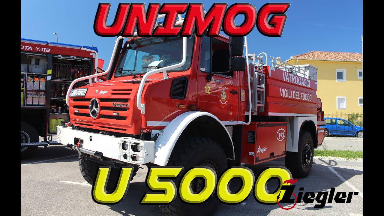 Šumsko vozilo - Unimog U5000 - wildland fire engine Unimog U 5000, Croatia