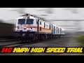 140 KMPH HIGH SPEED TRAIN TRIAL !! CHENNAI - GUDUR TRACK INSPECTION | Indian Railways