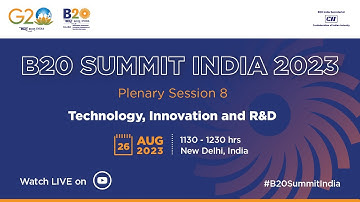 Plenary Session 8: “Technology, Innovation and R&D”