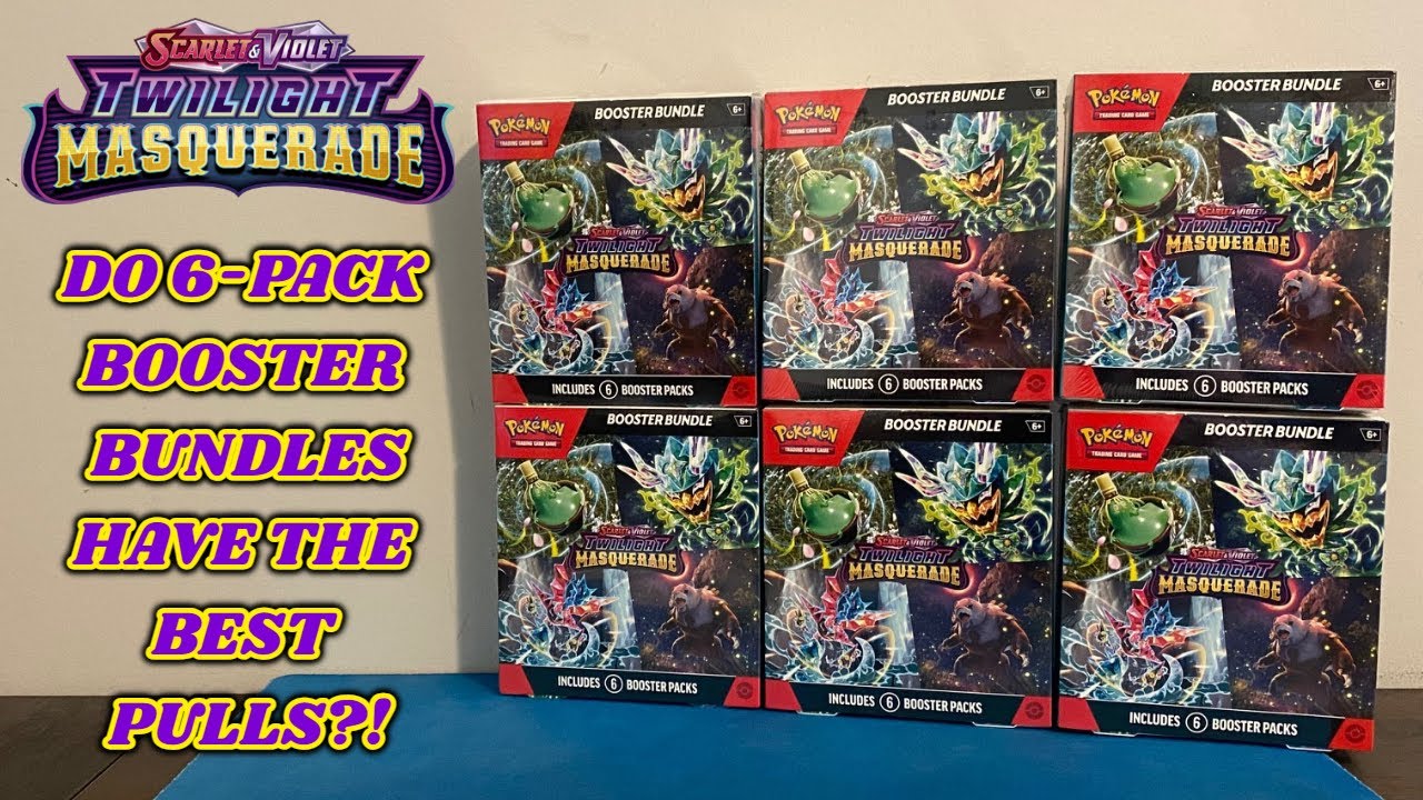 WOW!! Are TWILIGHT MASQUERADE 6-Pack Booster Bundles THE BEST PRODUCT from  this NEW Pokemon set?!
