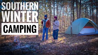 Southern Winter Camping: We Burned the Chicken!