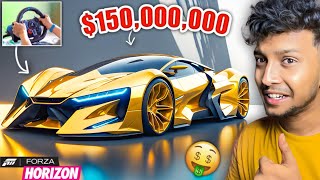 FINALLY MOST EXPENSIVE CAR IN THE WORLD!  *$150,000,000*  Forza Horizon 5  LOGITECH G29