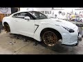 Installing Liberty Walk Wide Body Kit on the GTR