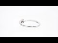 New engagement ring in 14K 0.05 ct video
