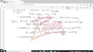 Nuclear & particle physics .gate 2023