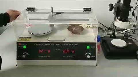 Terminal cross section analyzer-product show 1