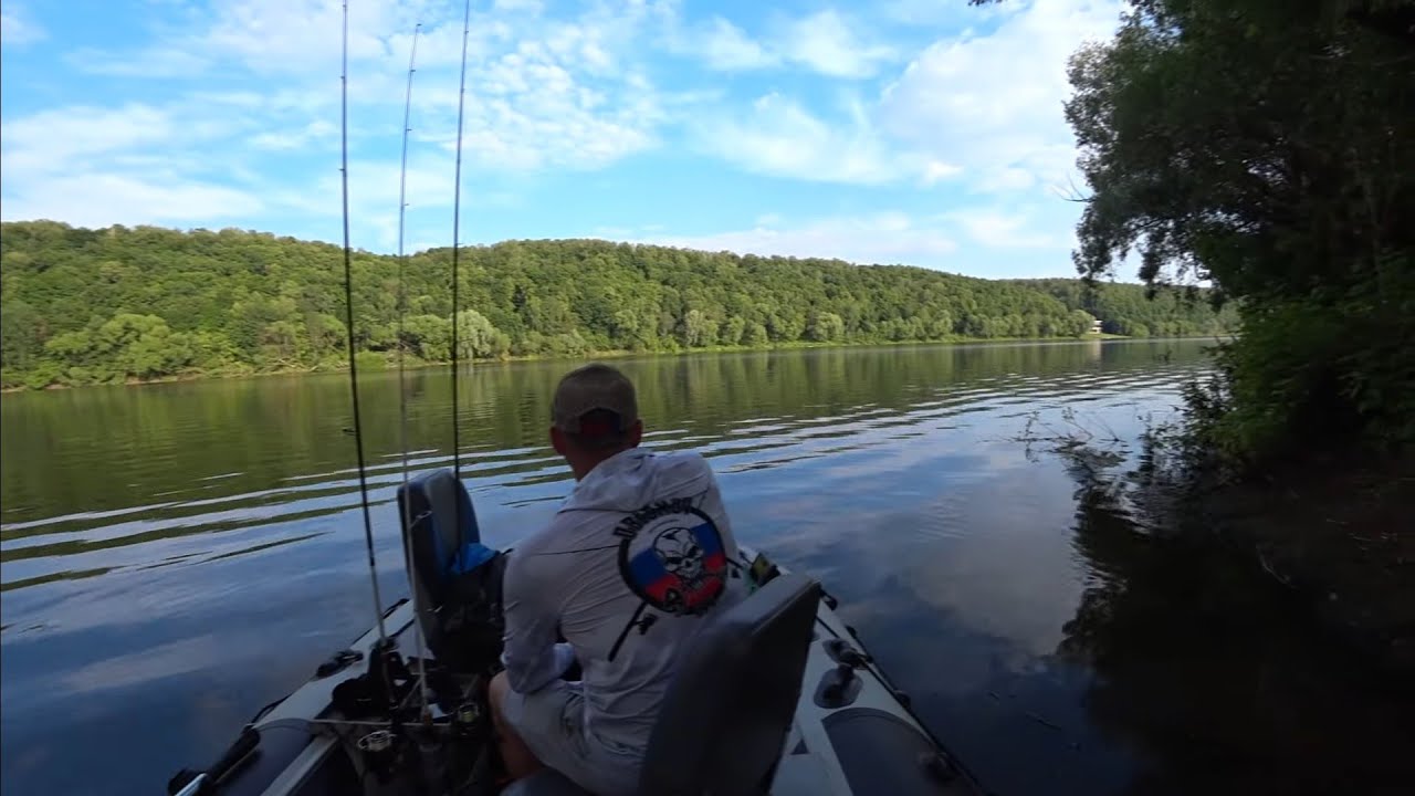 Рыбалка на Оке. Эта резина выручает вторую рыбалку, ловля хищника на ...