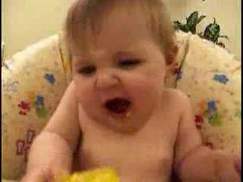 baby pickle kid mango eating