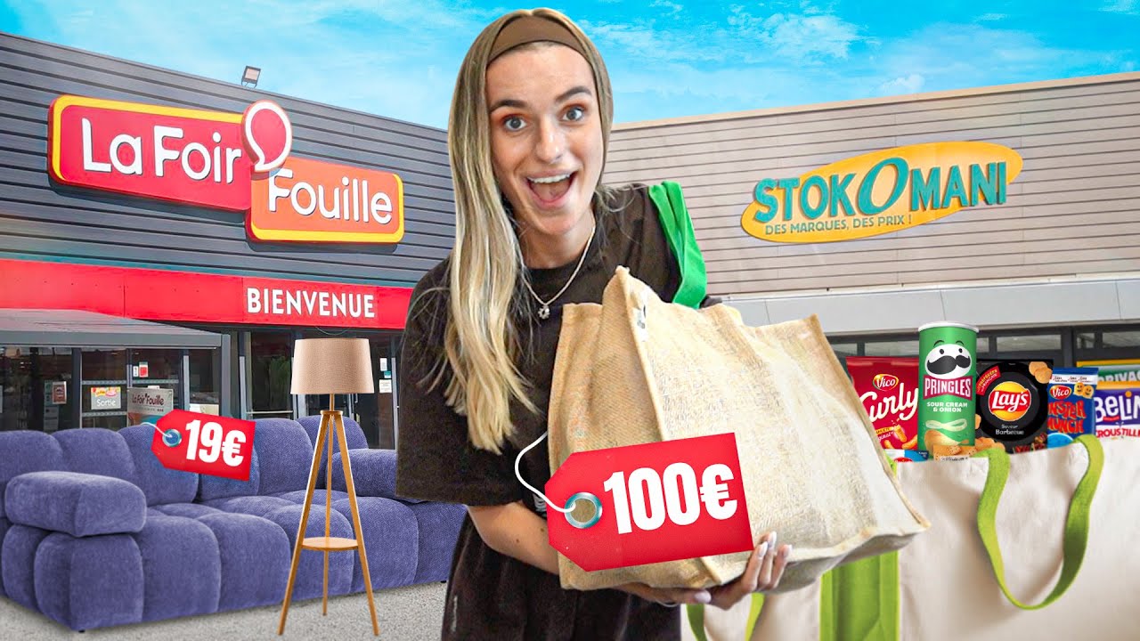 100€ LA FOIR'FOUILLE vs 100€ STOKOMANI ( je m'attendais pas à ça! )