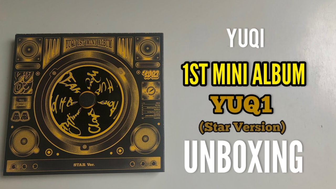 NEW) (G)-IDLE UNBOXING: YUQI 1st Mini Album YUQ1 Unboxing (STAR