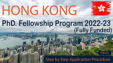 How to apply for Hong Kong PhD Fellowship Scheme | Part 1