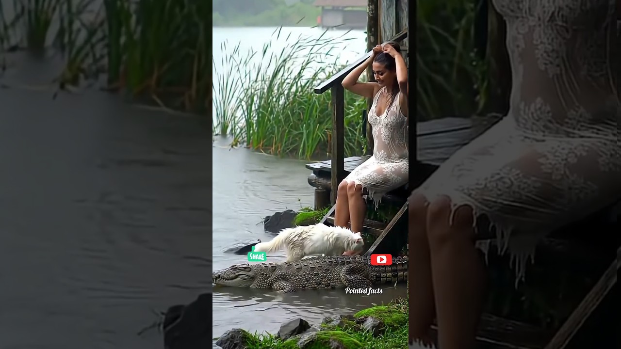 Why do crocodiles sit out of water?