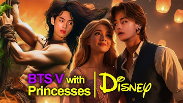 What if BTS Taehyung as a Disney Prince 👑 | BTS Ai | Fairytale World