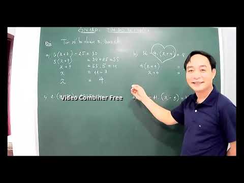 Video Tìm số tự nhiên x cho học sinh lớp 5 lên 6 - YouTube