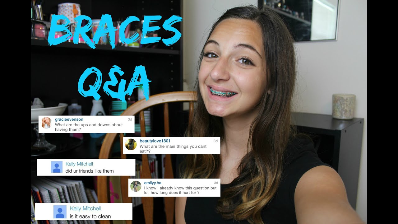 Braces Q&A | Do they hurt? What can you eat? How long have ...