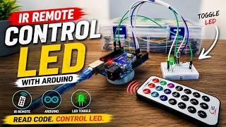 Arduino IR Remote Control Tutorial | Read HEX Codes & Toggle LEDs