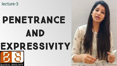 PENETRANCE AND EXPRESSIVITY|GENETICS-PART 3rd|CSIR NET JRF|GATE|LIFE SCIENCE|inheritance Biology|