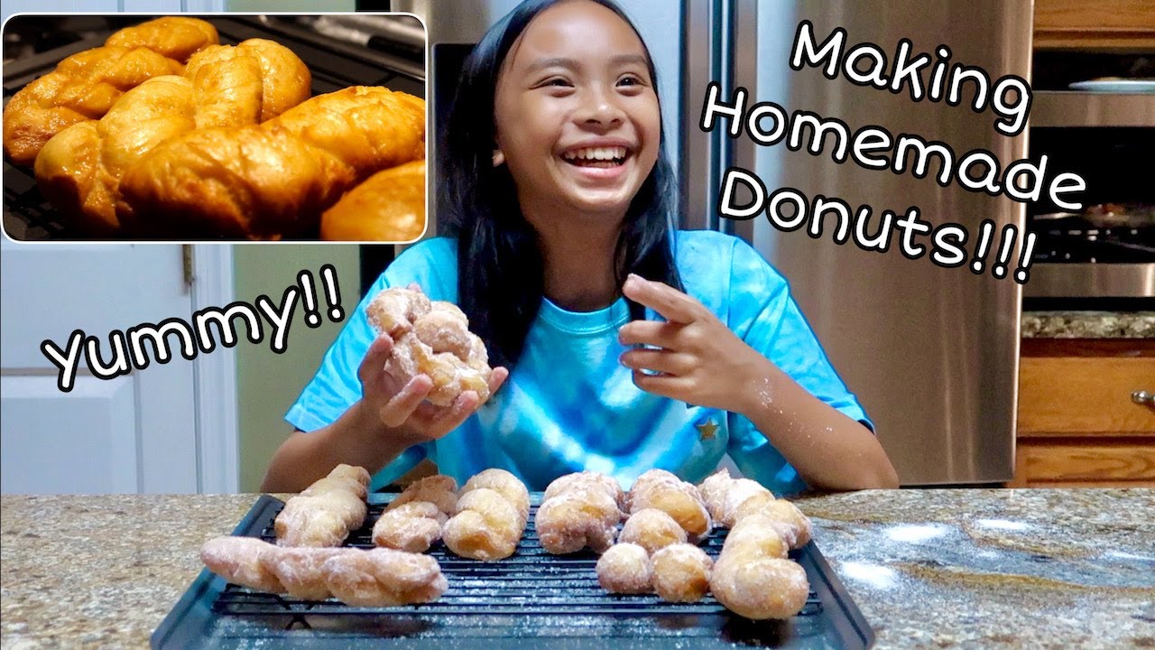 I MADE HOMEMADE DONUTS!!!