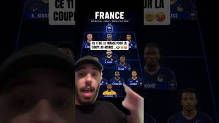 😱LE 11 DE LA FRANCE POUR LE MONDIAL #football #bayern #mbappe #real #barcelona #cr7 #city #messi