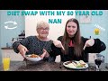 SWAPPING DIETS WITH MY 80 YEAR OLD NAN FOR 24 HOURS