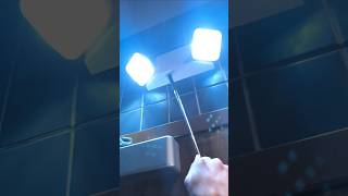 Testing a Lithonia EU2C emergency light at a brand new Starbucks