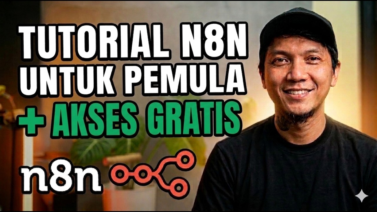⁣Tutorial n8n Basic untuk Pemula | Bikin Automation Pertama Tanpa Coding (BONUS AKSES GRATIS KE n8n)