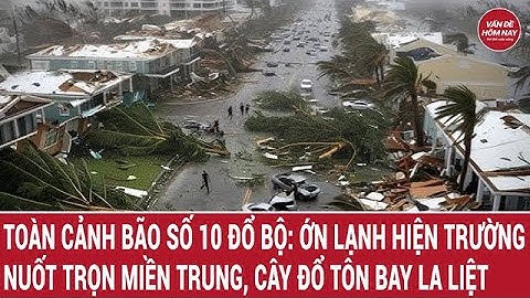 Toàn cảnh bão số 10 đổ bộ: 