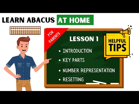 Learn Abacus At Home : Abacus Basics #1
