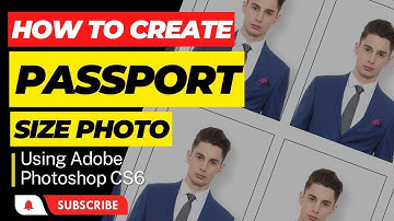 How to Create Passport Size Picture in Adobe Photoshop Cs6