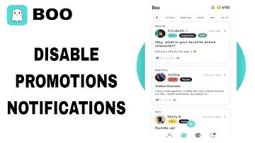 How To Disable Promotions Notifications On Boo App
