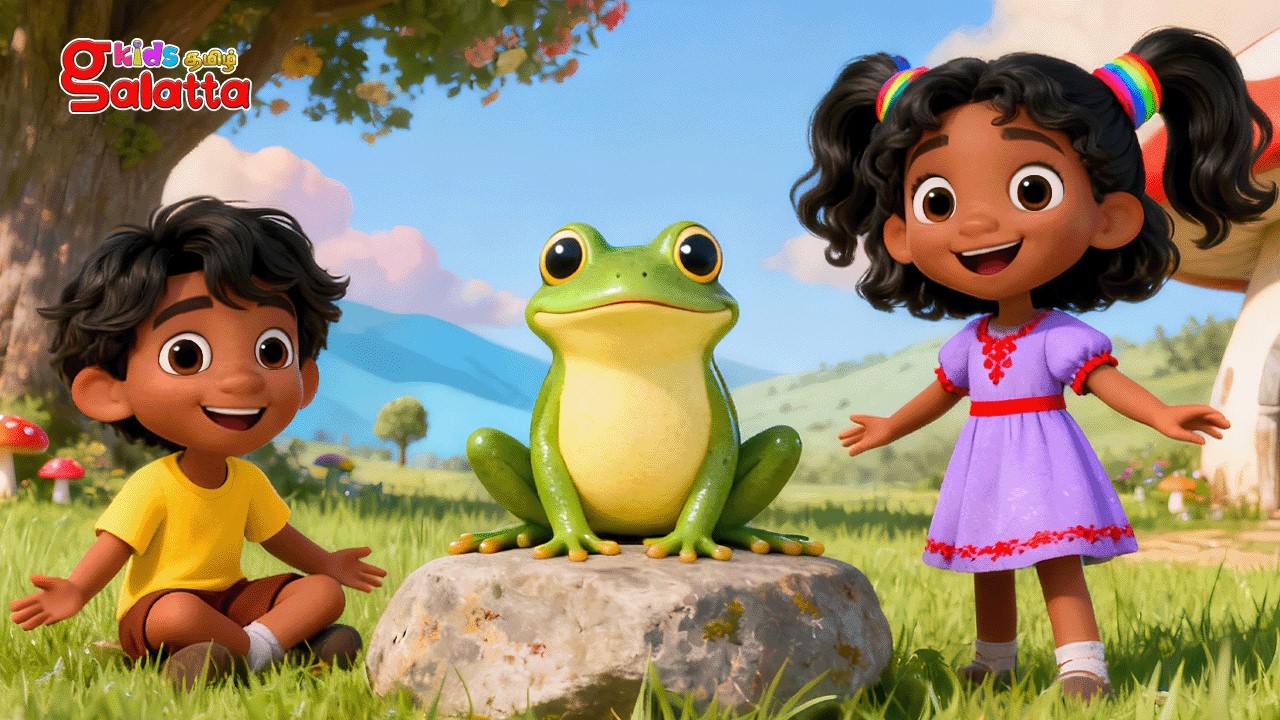 தவளையாரே தவளையாரே - Mr. Frog, Mr. Frog Kids Rhyme | Nursery Rhymes for Kids | Galatta Kids