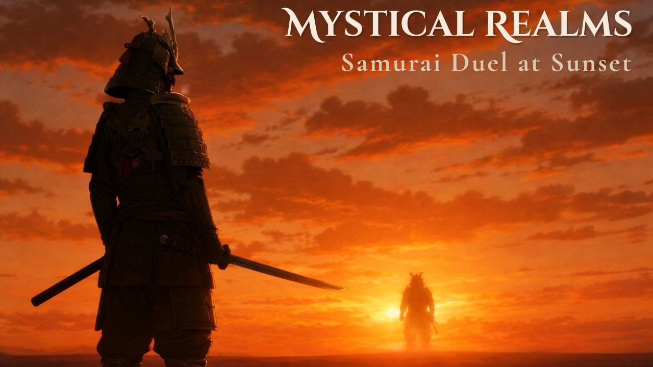 Mystical Realms Vol.13 – Samurai Duel at Sunset｜宿命が交差する夕暮れの決闘 – 和風音楽