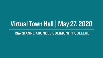 Virtual Town Hall | May 27, 2020