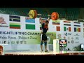 Apti aukhadov 85 kg clean  jerk 205 kg  2011 junior world weightlifting championships