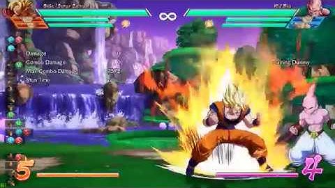 [Combo] SSJ Goku Max Solo Damage (No Spark/5.5 Bar/2m Start/Corner)