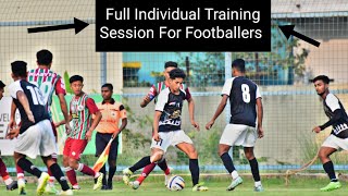 Full Individual Football Training Session @Harshfootball Subscribe For Train With Me #football