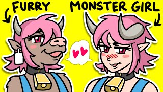 Furries and Monster Girls - The Difference Explained
