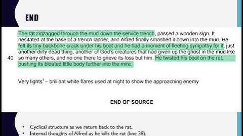 16. GCSE English: Structure (paper 1, Q3, AQA)