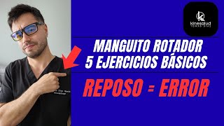 Tendinopatía del Manguito Rotador: 5 ejercicios que SÍ funcionan (el reposo empeora todo).