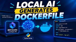 I Used a Local AI Model to Generate a Dockerfile | Docker + Granite 1B Copy title
