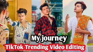 New Trending Video Editing in TikTok Apps | my journey video kivabe banabo screenshot 1