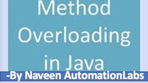 What is Method and Method Overloading in Java