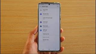 Galaxy S20/S20+: How to Set Default Internet Browser App screenshot 3